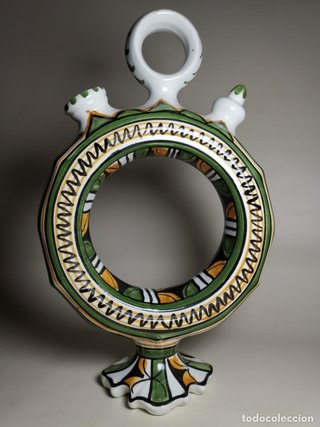 Botijo antiguo de colección aro