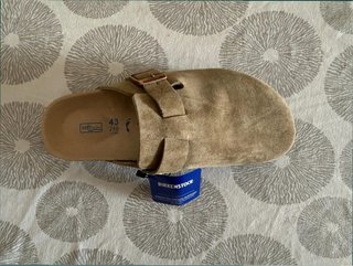Zuecos Birkenstock Boston Talla 38 Beige