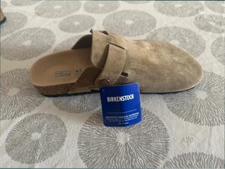 Zuecos Birkenstock Boston Talla 38 Beige