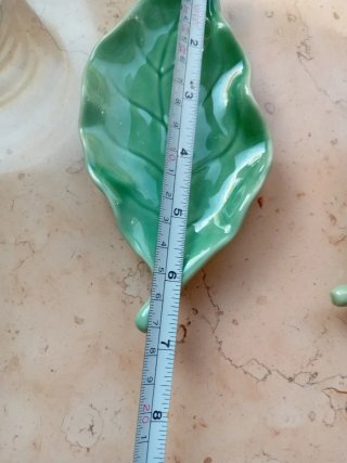 Piattini decorativi a forma di foglia