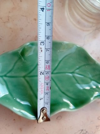 Piattini decorativi a forma di foglia