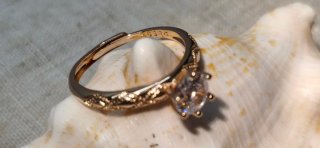 Anillo Plata Baño Oro 14kl