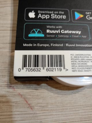 Sensor humedad 4 en 1 Ruuvit tag