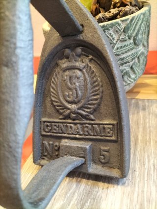 Plancha antigua Gendarme N° 5