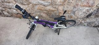 Bicicleta infantil Woom 4 20" morada