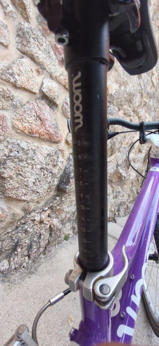 Bicicleta infantil Woom 4 20" morada
