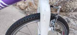 Bicicleta infantil Woom 4 20" morada