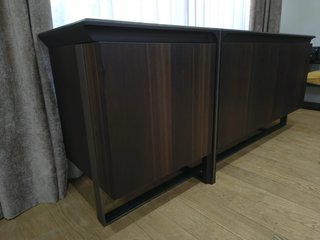 Aparador Natuzzi Italia Madera Oscura