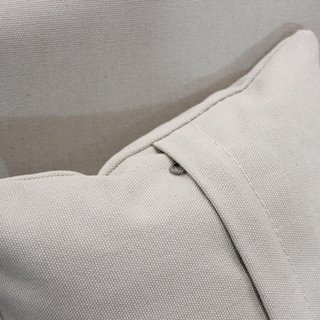 Poltrona Classica Imbottita Tessuto Beige e Legno