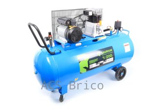 Compresor 200 Litros - 3 Hp - 10 Bar - 230V - 37189 - Saurium