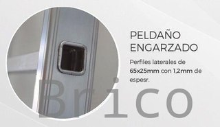 Escalera Aluminio 1x19 - 5 Metros - 66x25mm