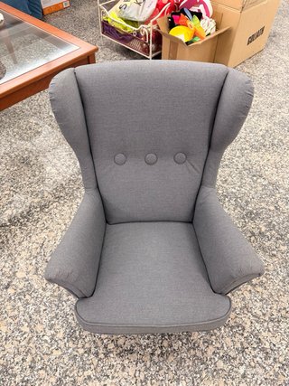 Sillón orejero infantil gris Ikea