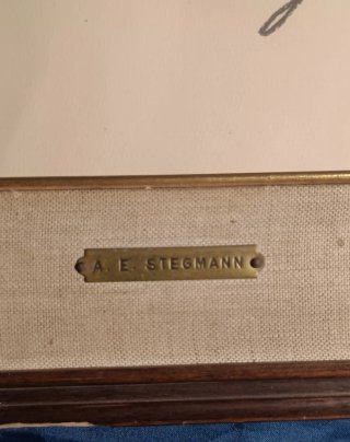 Cuadro original Arnulf Erich Stegmann firmado 61x4