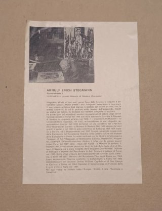 Cuadro original Arnulf Erich Stegmann firmado 61x4