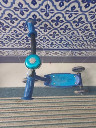 Patinete infantil 3 ruedas azul
