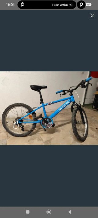 Bicicleta Infantil B'TWIN Azul