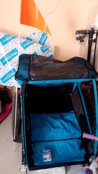 Carrito doble para bici Prophete (alemán) con acce