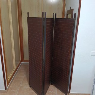 Biombo madera y bambú. Negociable