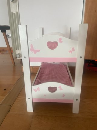 Cama litera para muñecas