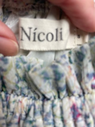Camisa Nícoli Floreada Talla Única
