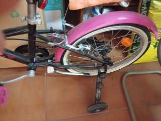 Bicicleta niña rosa B'TWIN