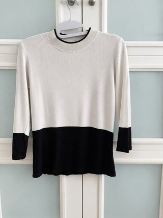 Jersey Massimo Dutti bicolor Talla S