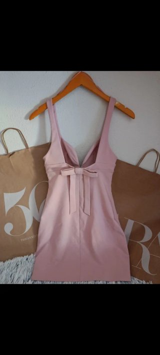 Vestido Zara Rosa Talla XS