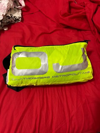 Antipioggia moto fluorescente