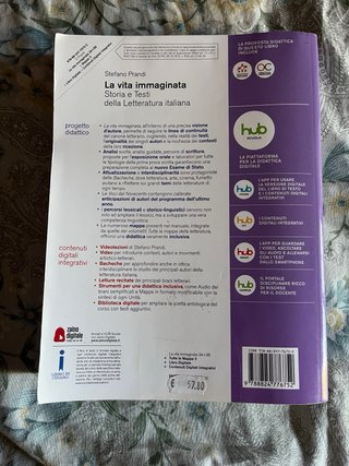 La vita immaginata. Storia e testi della letter...