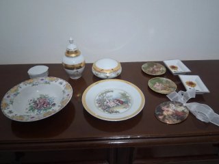 Set 13 porcellane Limoges decorato