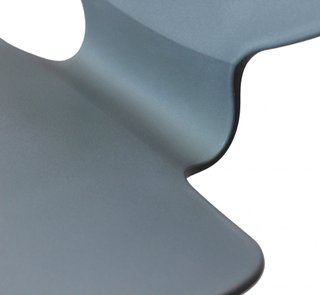 Sgabello Bar Moderno Regolabile Grigio in Metallo