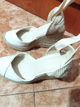 Espadrilles beige talla 36