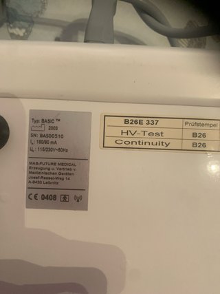 Sistema de terapia con campos magnéticos marca MAS