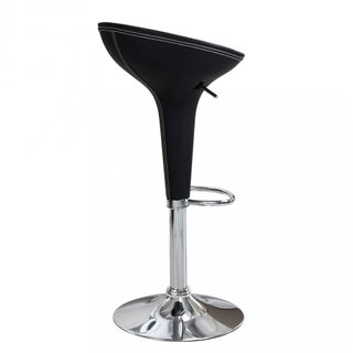 Sgabello Bar Regolabile 58-78cm Girevole Nero