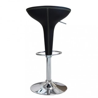 Sgabello Bar Regolabile 58-78cm Girevole Nero