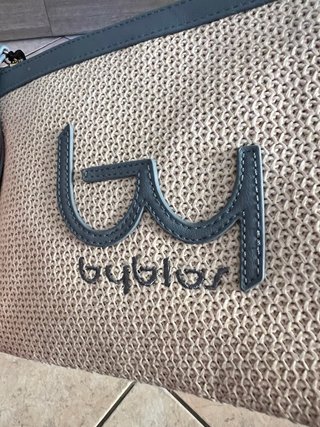 Pochette Byblos beige e blu