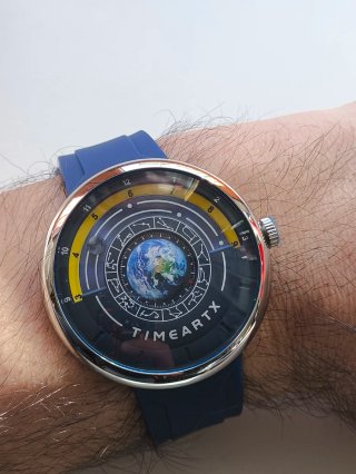 Orologio Uomo effetto spazio futuristico nuovo