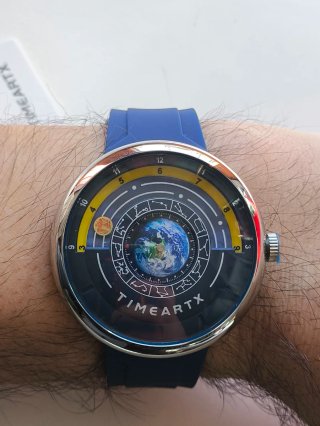 Orologio Uomo effetto spazio futuristico nuovo