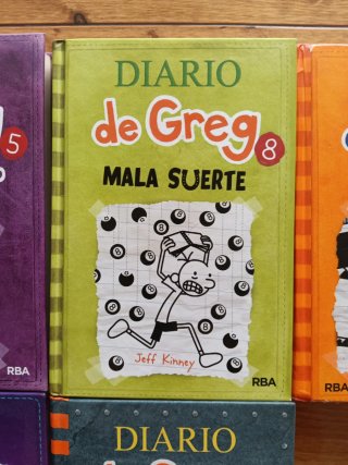 Colección salteada de los libros "Diario de greg"