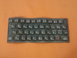 Teclado de goma, original, del ZX Spectrum