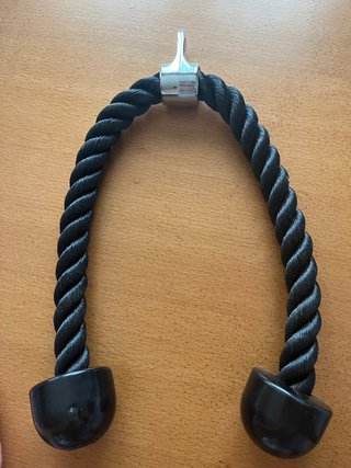 Agarre Cuerda Tríceps Gimnasio Polea