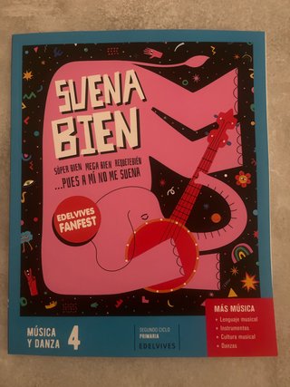 Libro Música y Danza 4 Primaria Edelvives