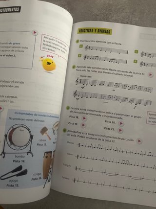 Libro Música y Danza 4 Primaria Edelvives