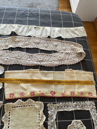 Lotes de encaje y puntilla antiguos