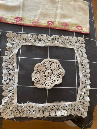 Lotes de encaje y puntilla antiguos
