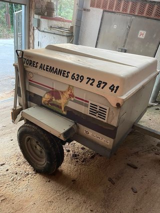 Remolque para perros