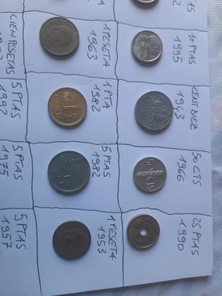 27 Monete Spagna Varie Annate