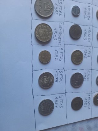 27 Monete Spagna Varie Annate