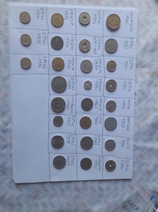 27 Monete Spagna Varie Annate