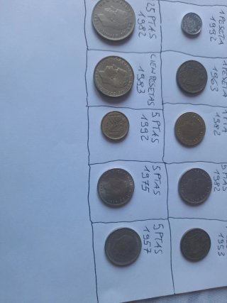 27 Monete Spagna Varie Annate
